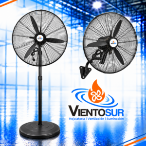 Ventilador Industrial 80 cm – Pie o Pared – VientoSur