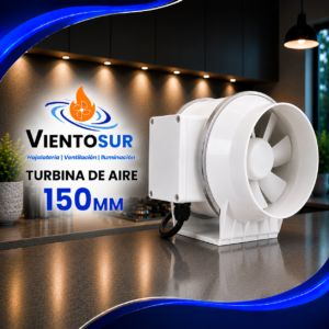 Turbina Extractora Lineal 15 cm – 540 m³/h – VientoSur