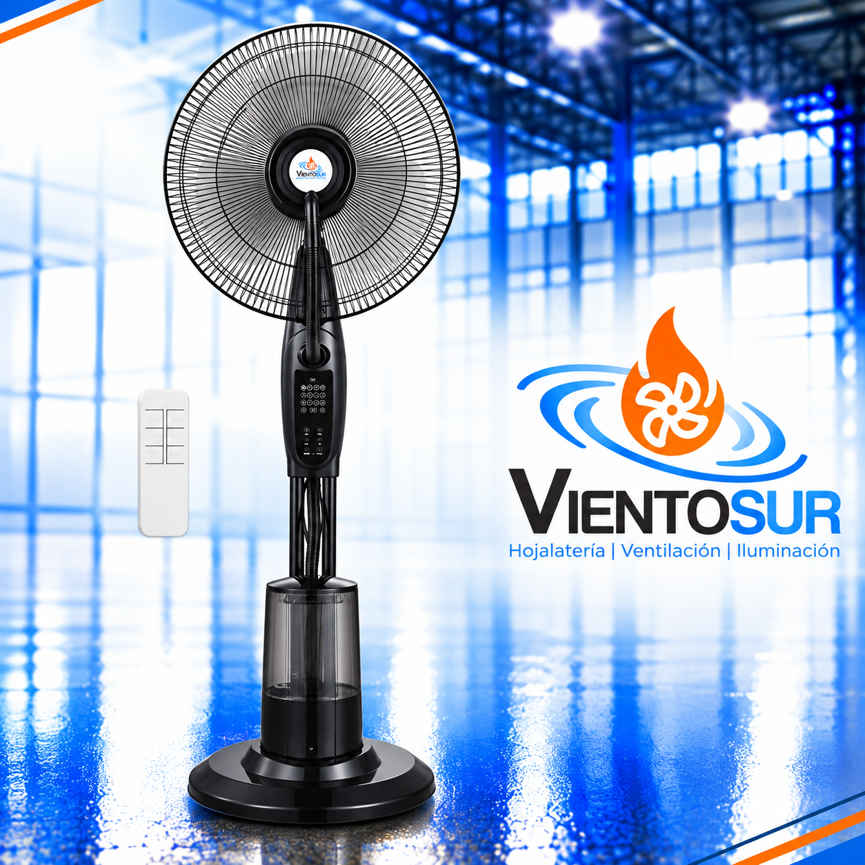 Hidroventilador Doméstico con Atomizador 40 cm 75 W – VientoSur