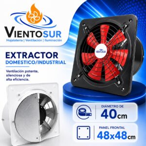 Extractor de Aire Semi-Industrial 40 cm – 2.300 m³/h – VientoSur