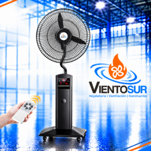 Hidroventilador Doméstico con Atomizador 40 cm – VientoSur