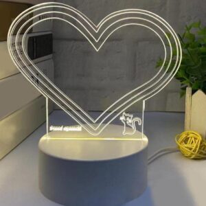 Lámpara Pizarra LED Corazón – VientoSur