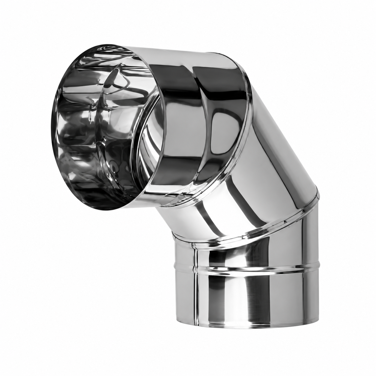 Codo 90° de 25 cm (10”) de Acero Inoxidable – VientoSur - Imagen 2