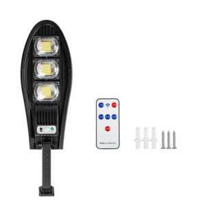 Foco Led 60w Con Panel Solar Exterior Fotocelula