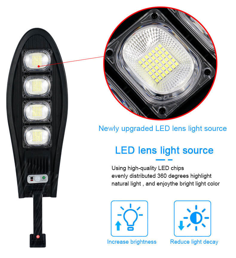 Foco Led 80w Con Panel Solar Exterior Fotocelula - Imagen 4