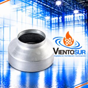 Reducción 130 a 230 mm para Calefactores – VientoSur
