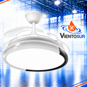 Ventilador de Techo Retráctil con Lámpara LED – VientoSur