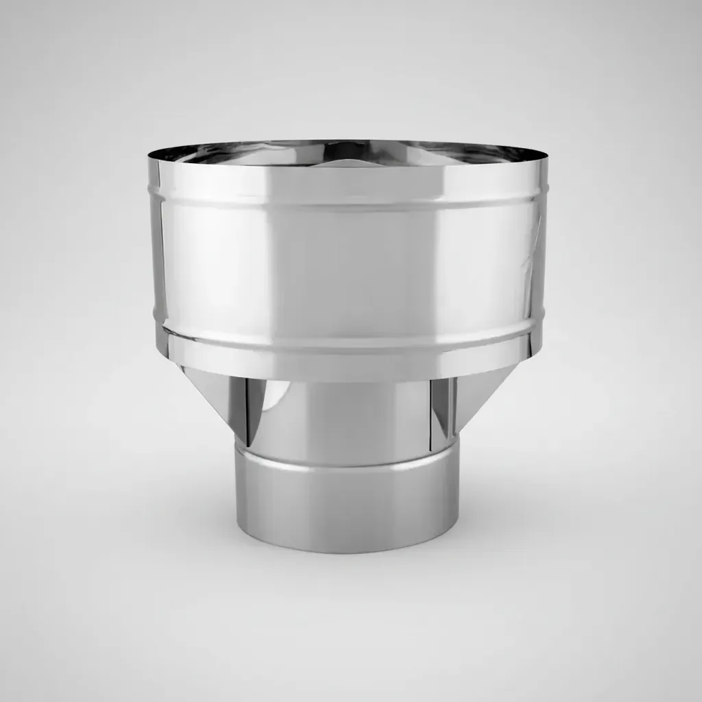 Sombrero Cortavientos 400 mm (16”) de Acero Inoxidable – VientoSur - Imagen 5