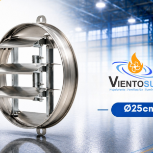 Rejilla para Extractor 25 cm (10”) de Acero Inoxidable – VientoSur