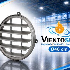 Rejilla para Extractor 40 cm (16”) de Acero Inoxidable – VientoSur