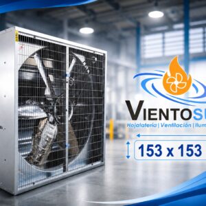 Extractor / Ventilador Industrial 153×153 cm – 55.800 m³/h – VientoSur