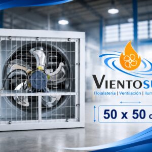 Extractor / Ventilador Industrial 50×50 cm – 5.000 m³/h – VientoSur