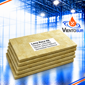 Pack x6 Paneles de Lana de Roca 120 × 60 cm – 50 mm – VientoSur
